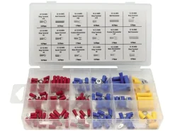 Perel Quetschverbinder-Sortiment HAS05 Rot/Blau/Gelb, 1 Stück