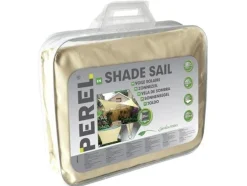 Perel Sonnensegel 500 cm, Quadratisch