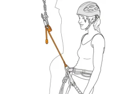 Petzl Connect Adjust Lanyard, Orange