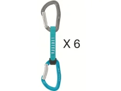 Petzl Express-Set Djinn Axess Quickdraw, 11 cm, 6 Stück
