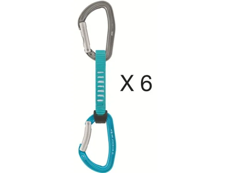 Petzl Express-Set Djinn Axess Quickdraw, 11 cm, 6 Stück