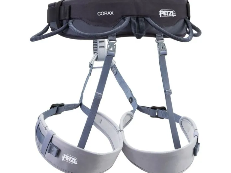 Petzl Klettergurt Corax Harness, Dunkelgrau, Grösse: 1