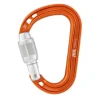 Petzl Rocha Screw Lock Carabiner, Orange
