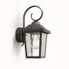Philips Buzzard Wandleuchte schwarz, exkl. LM 1 x 60W