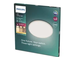 Philips Deckenleuchte LED SceneSwitch CL550 2000 lm 2700K, Weiss