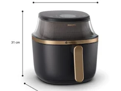 Philips Heissluft-Fritteuse NA332/09 6.2 l
