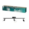 Philips Horen Aufbauspot 3x Balken ohne Leuchtmittel GU10, schwarz