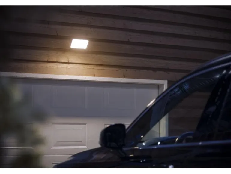 Philips Hue Aussenstrahler White Outdoor Welcome Flutlicht Schwarz