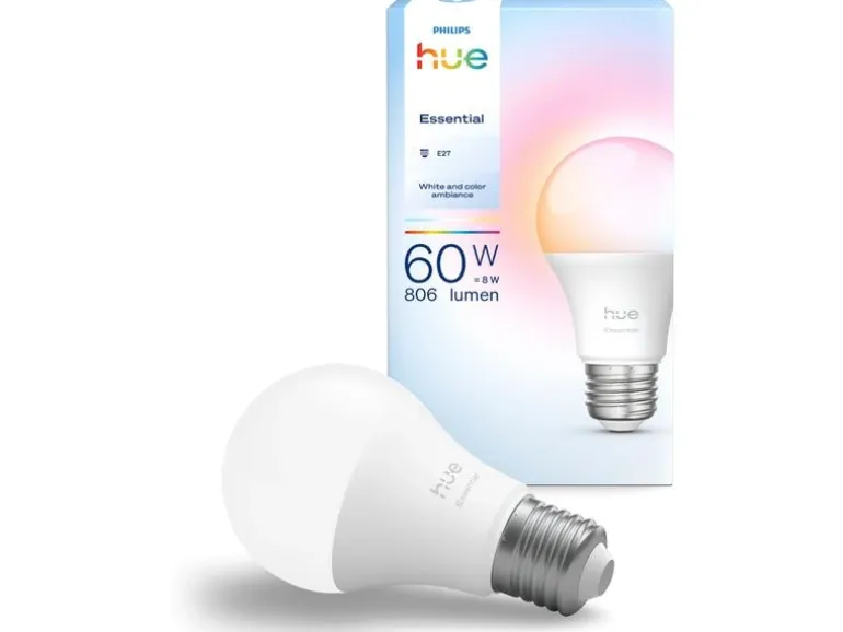 Philips Hue Essential, E27, 8 W, White & Colour