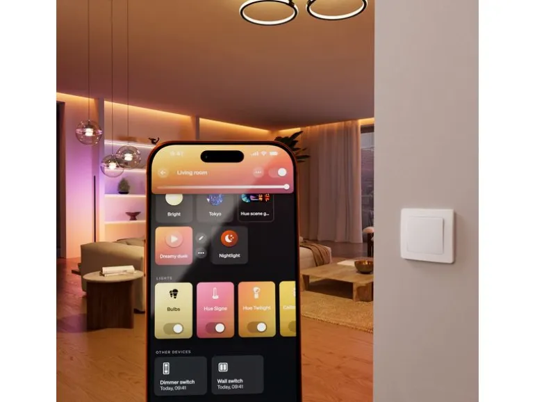 Philips Hue Hue wired switch module EU 2P verdrahtet, Netzbetrieb, Weiss