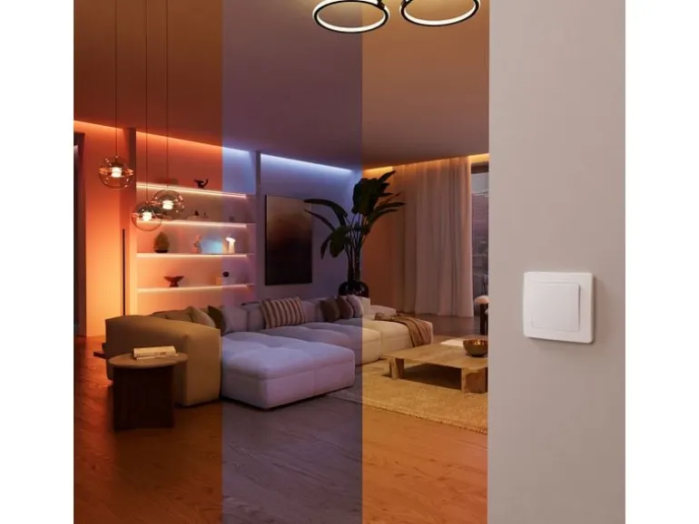 Philips Hue Hue wired switch module EU 2P verdrahtet, Netzbetrieb, Weiss