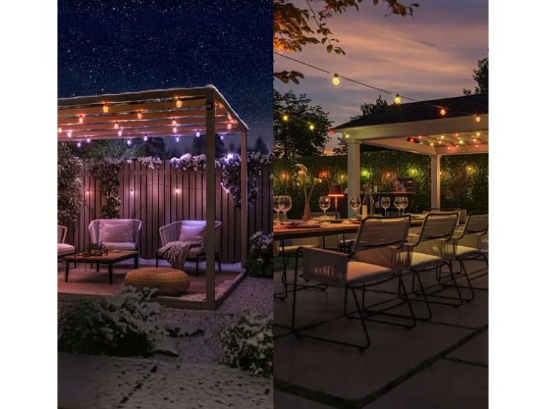 Philips Hue LED-Lichterkette Festavia Globe Outdoor Erweiterung 21 m
