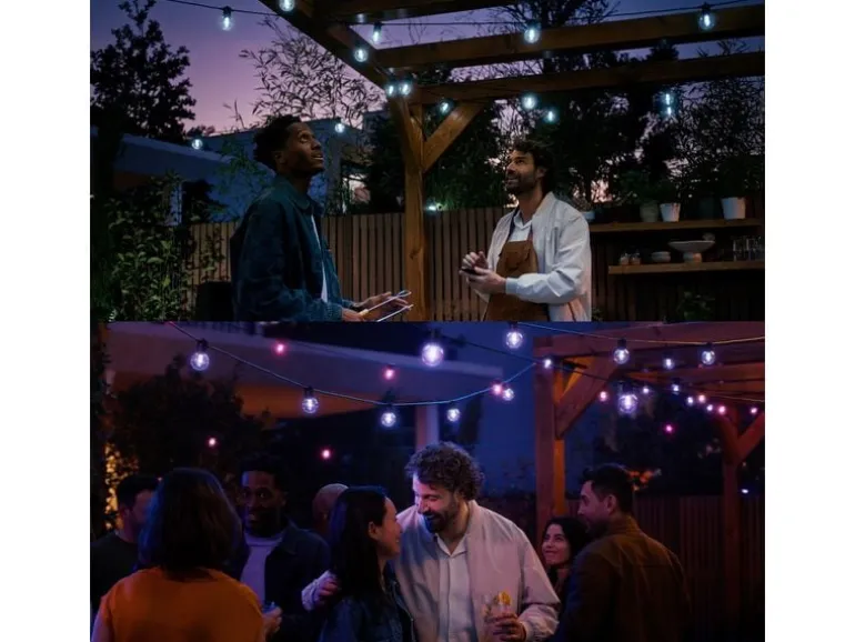 Philips Hue LED-Lichterkette Festavia Globe Outdoor Erweiterung 21 m