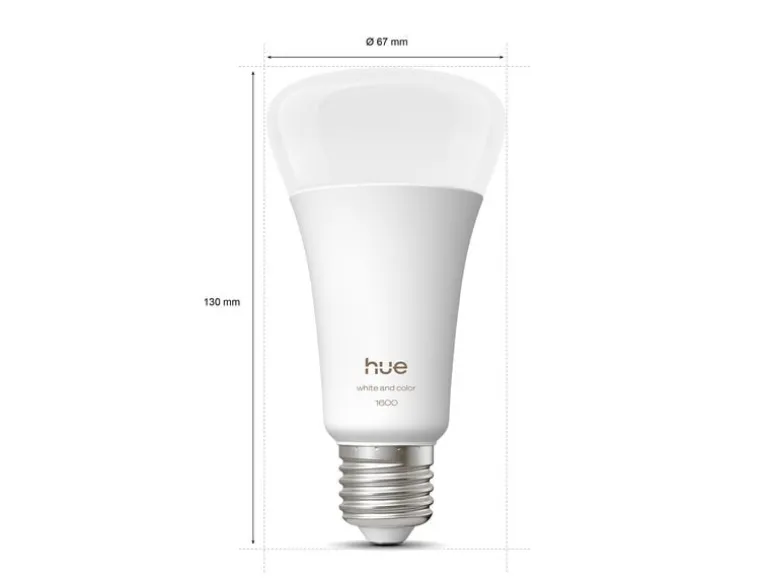 Philips Hue Leuchtmittel White & Col. Amb. E27 Einzelpack 1600 lm