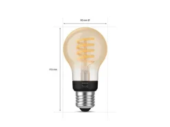 Philips Hue Leuchtmittel White Ambiance E27 Einzelpack Filament 550 lm