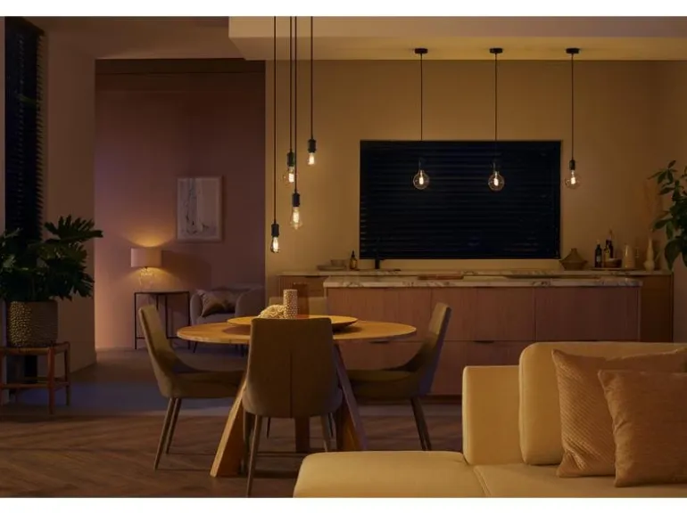 Philips Hue Leuchtmittel White Ambiance E27 Einzelpack Filament 550 lm