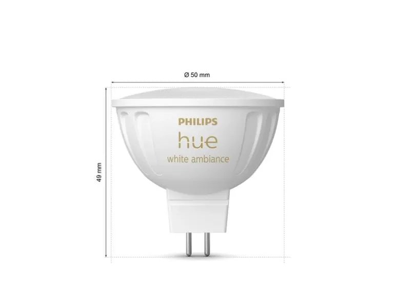 Philips Hue Leuchtmittel White Ambiance MR16 Doppelpack 400 lm