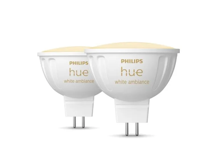 Philips Hue Leuchtmittel White Ambiance MR16 Doppelpack 400 lm