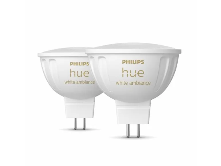 Philips Hue Leuchtmittel White Ambiance MR16 Doppelpack 400 lm