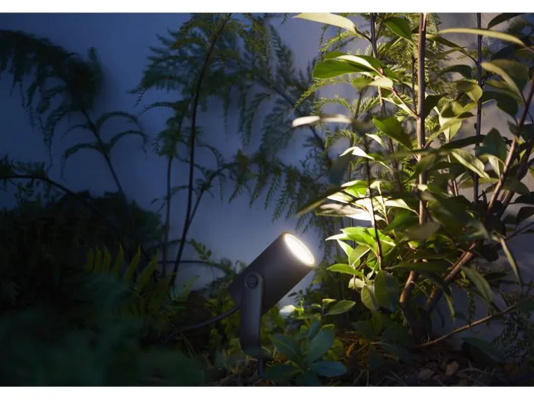 Philips Hue Outdoor Gartenspot White & Col. Amb. Lily Kit, Schwarz
