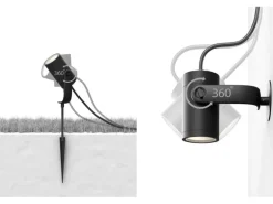 Philips Hue Outdoor Gartenspot White & Col. Amb. Lily Kit, Schwarz