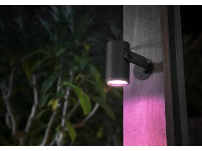 Philips Hue Outdoor Gartenspot White & Col. Amb. Lily Kit, Schwarz