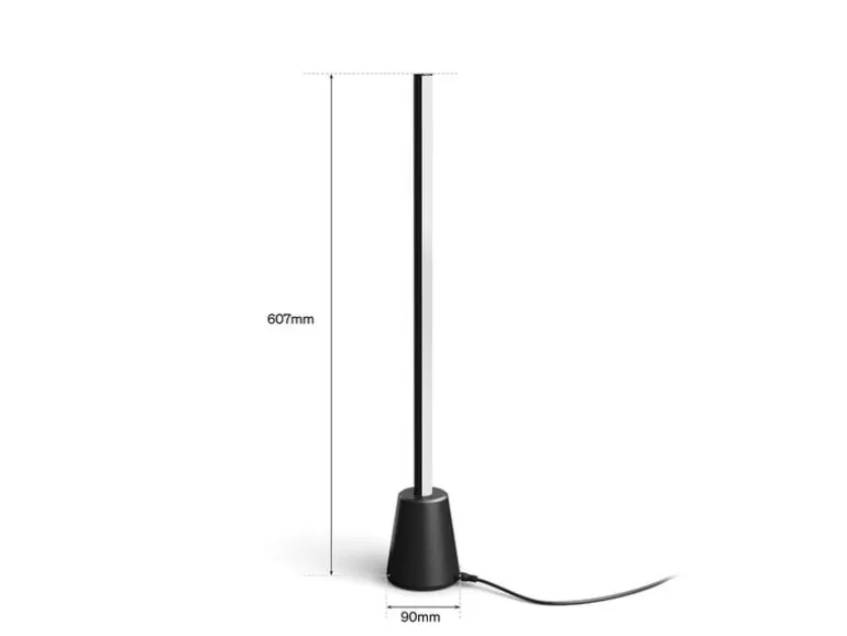 Philips Hue Stehleuchte Gradient Play Table 60 cm, schwarz, Kunststoff