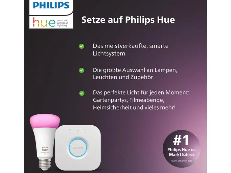 Philips Hue Tischleuchte Gradient, Signe, 12 W, Schwarz