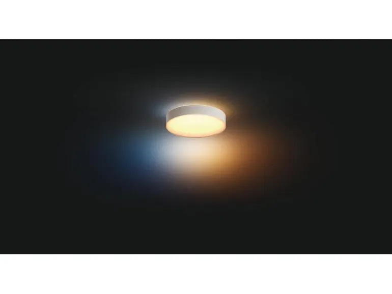 Philips Hue White Amb. Devere Deckenleuchte M weiss 1900 lm + Dimmer
