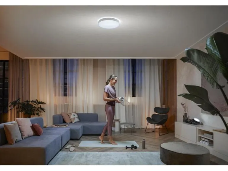 Philips Hue White Amb. Enrave Deckenleuchte L weiss 3300 lm + Dimmer