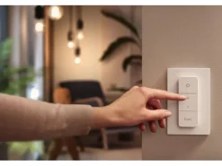 Philips Hue White Ambiance Enrave Deckenleuchte S Weiss + Dimmer