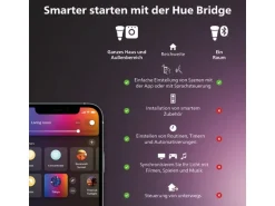 Philips Hue White Ambiance Enrave Deckenleuchte S Weiss + Dimmer