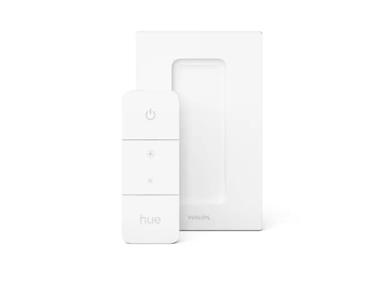 Philips Hue White Ambiance Enrave Deckenleuchte M Weiss + Dimmer