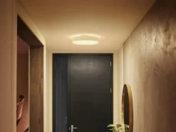 Philips Hue White Ambiance Enrave Deckenleuchte M Weiss + Dimmer