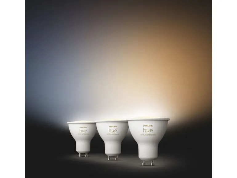 Philips Hue White Ambiance GU10 Dreierpack