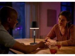 Philips Hue White & Col. Amb. Go Tragbare Tischleuchte schwarz 370 lm