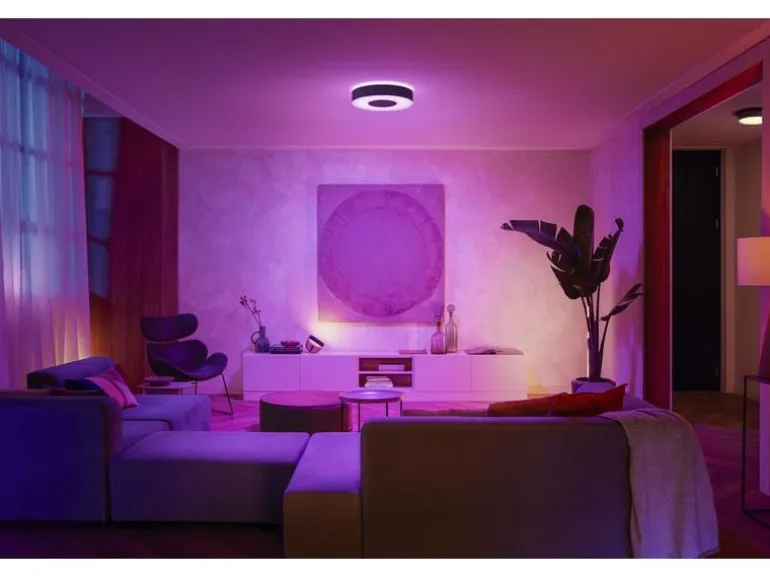 Philips Hue White & Col. Amb. Infuse Deckenleuchte M schwarz