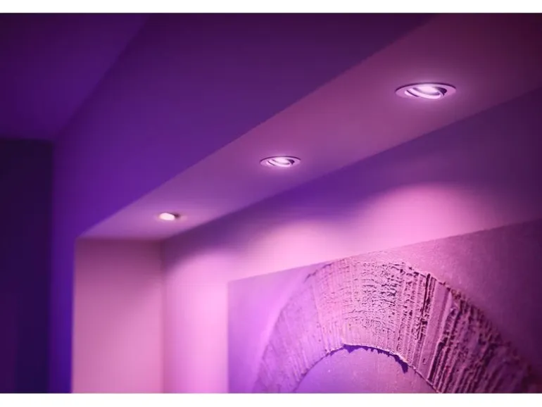 Philips Hue White & Color Amb. Centura Einbauspot 3er- Pack Rund Weiss
