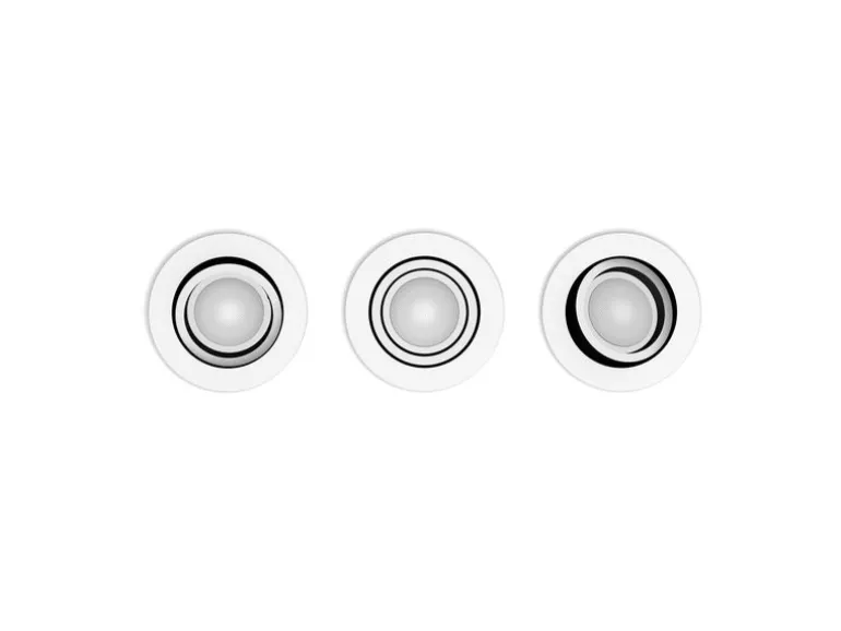 Philips Hue White & Color Amb. Centura Einbauspot 3er- Pack Rund Weiss