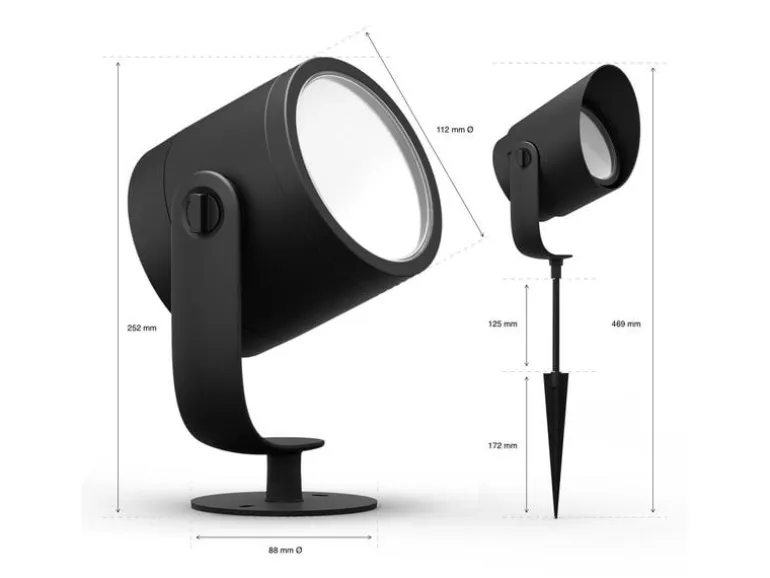 Philips Hue White & Color Ambiance Lily Xl Spot 1er Spot, NV-Erweiterung