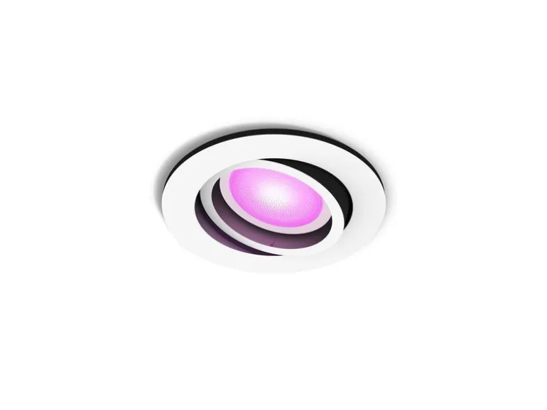 Philips Hue White & Color Ambiance Centura Einbauspot Rund Weiss