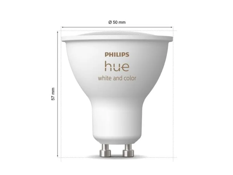 Philips Hue White & Color Ambiance GU10 Doppelpack 2 x 400 lm