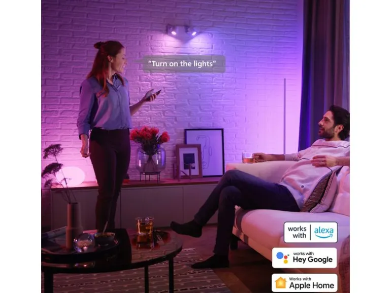 Philips Hue White & Color Ambiance GU10 Dreierpack 3 x 400 lm