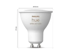 Philips Hue White & Color Ambiance GU10 Dreierpack 3 x 400 lm
