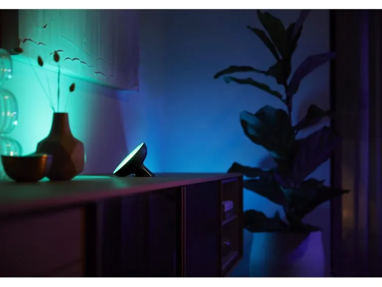 Philips Hue White & Color Ambiance Bloom Tischleuchte Schwarz