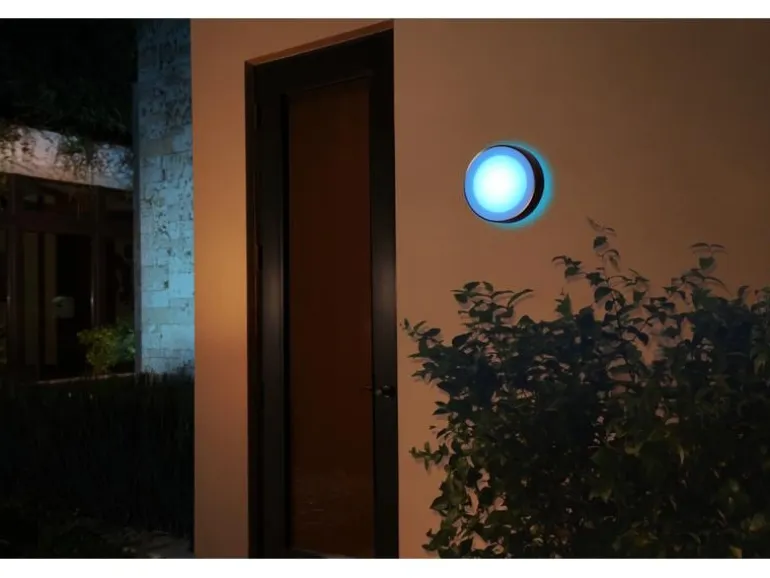 Philips Hue White & Color Ambiance Outdoor Daylo Wandleuchte Schwarz