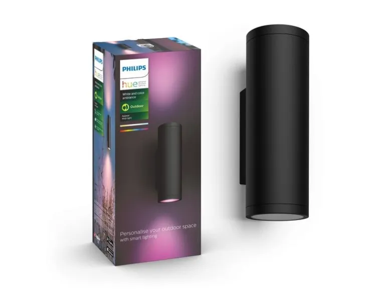 Philips Hue White & Color Ambiance Outdoor Appear Wandleuchte Schwarz