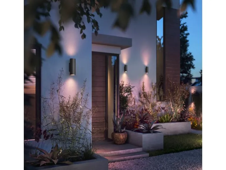 Philips Hue White & Color Ambiance Outdoor Appear Wandleuchte Schwarz