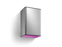 Philips Hue White & Color Ambiance Outdoor Resonate Wandleuchte Silber