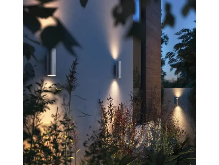Philips Hue White & Color Ambiance Outdoor Appear Wandleuchte Edelstahl